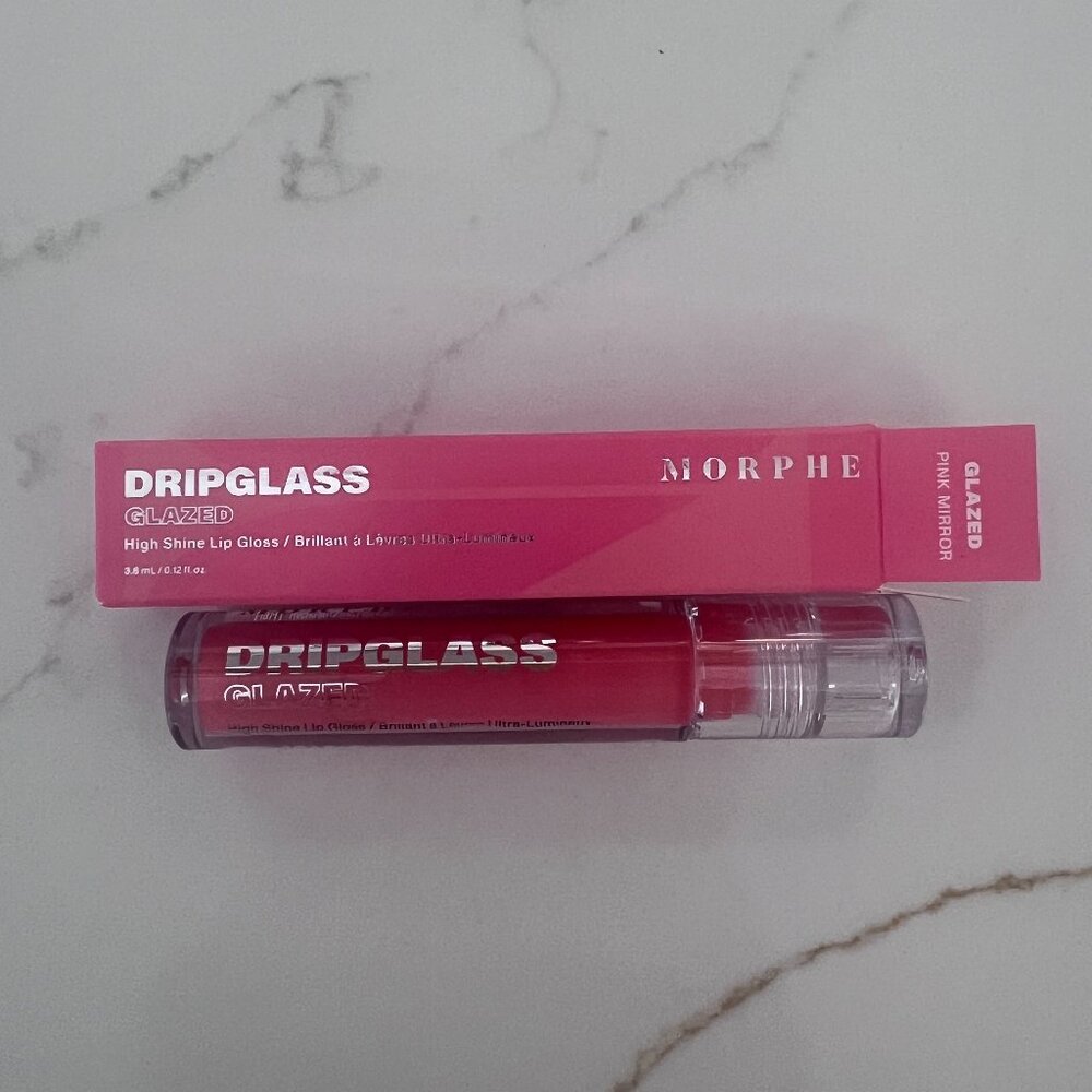 Morphe Dripglass Glazed High Shine Lip Gloss, Pink Mirror